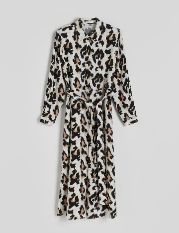 Rochie medie Reserved, animal print