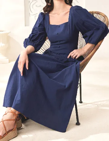 Rochie lunga SHEIN, albastru Albastru