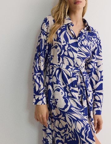 Rochie medie Reserved, albastru