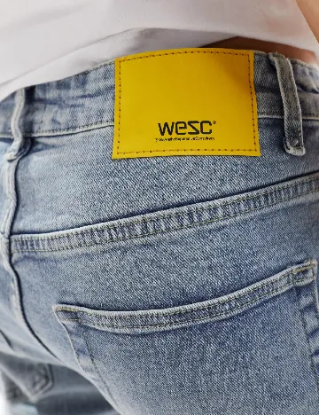 Blugi WESC, albastru Albastru