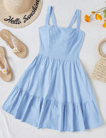 Rochie scurta SHEIN, albastru