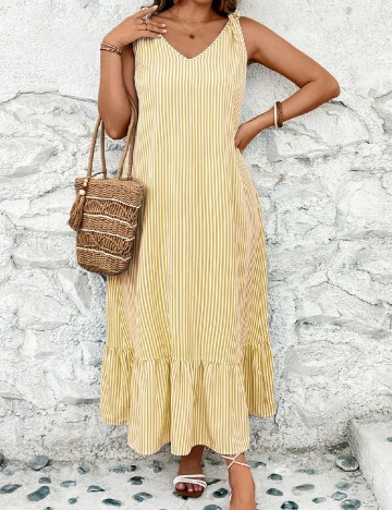 Rochie lunga SHEIN CURVE, galben