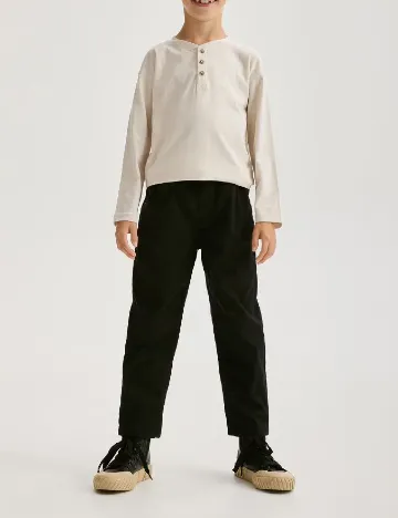 Pantaloni Reserved, negru