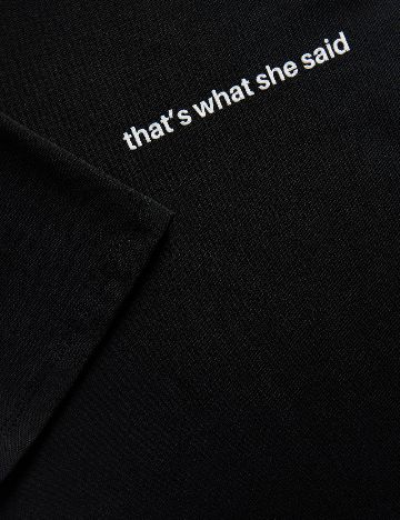 Tricou Reserved, negru