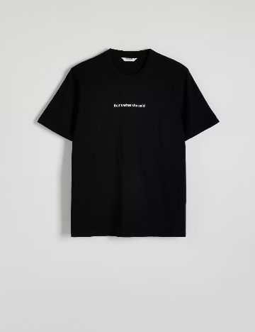 Tricou Reserved, negru