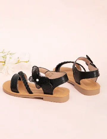 Sandale Shein Kids, negru Negru