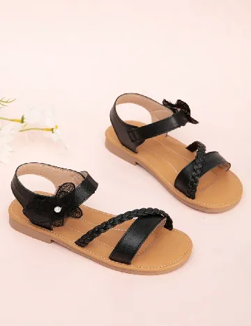 Sandale Shein Kids, negru Negru