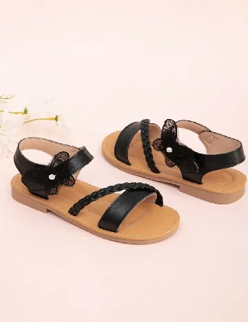 Sandale Shein Kids, negru Negru