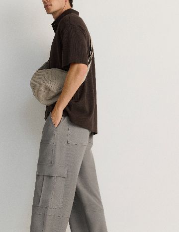 Pantaloni Reserved, gri