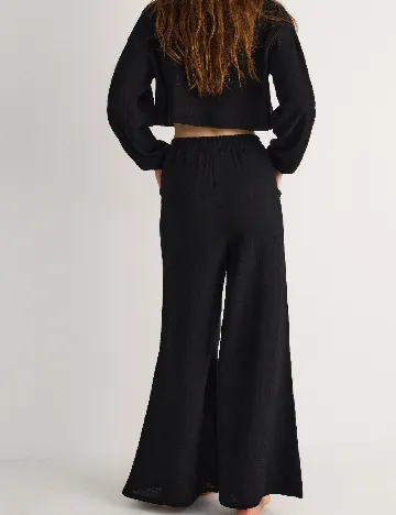 Pantaloni Reserved, negru