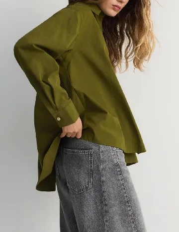 Camasa Oversize Reserved, verde