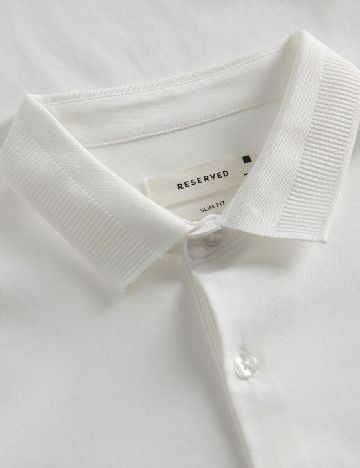 Tricou Reserved, alb