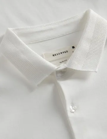 Tricou Reserved, alb