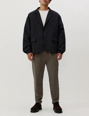 Sacou Oversize Reserved, negru Negru