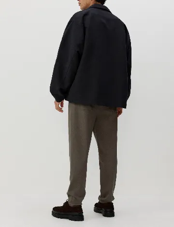 Sacou Oversize Reserved, negru Negru