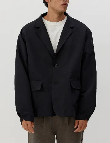 Sacou Oversize Reserved, negru Negru