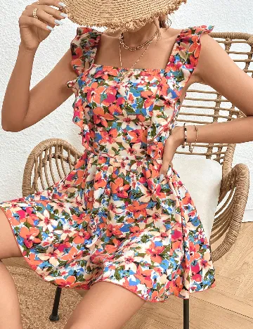 Salopeta SHEIN, floral print