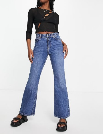 Blugi Top Shop, albastru