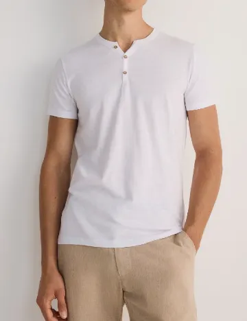 Tricou Reserved, alb