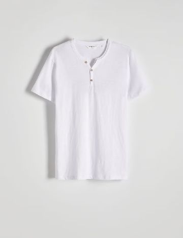 Tricou Reserved, alb