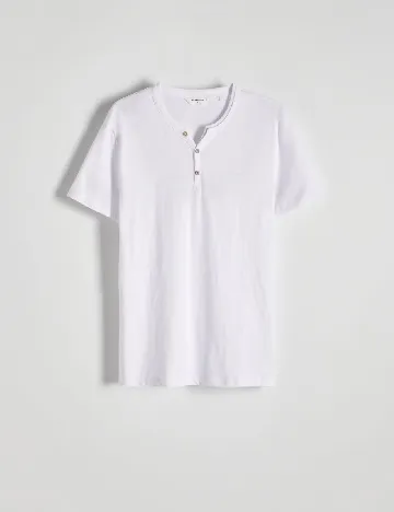 Tricou Reserved, alb