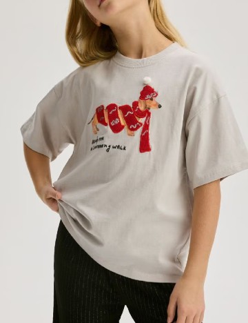 Tricou Reserved, gri