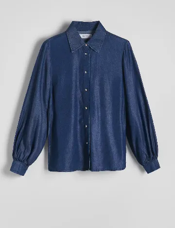 Camasa Reserved, bleumarin Albastru