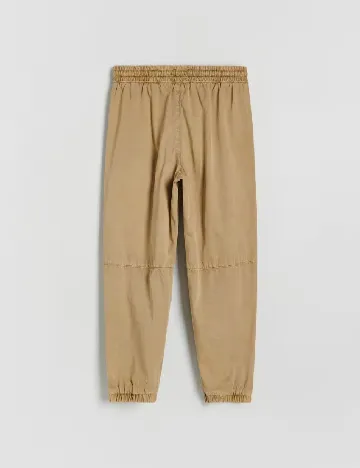 Pantaloni Reserved, maro deschis Maro