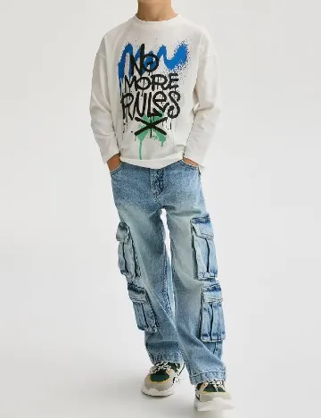 Bluza Reserved, alb