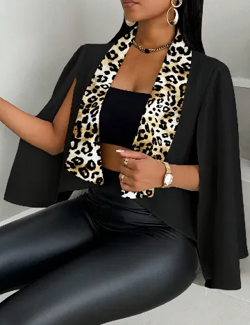 Blazer SHEIN, negru