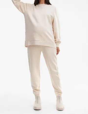 Pantaloni Reserved, crem