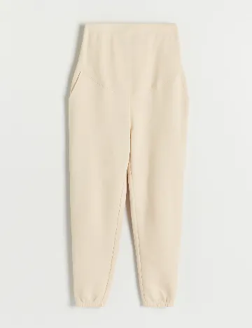 Pantaloni Reserved, crem