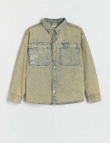Jacheta Oversize Reserved, bej