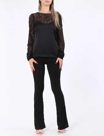 Pantaloni COLLUSION, negru