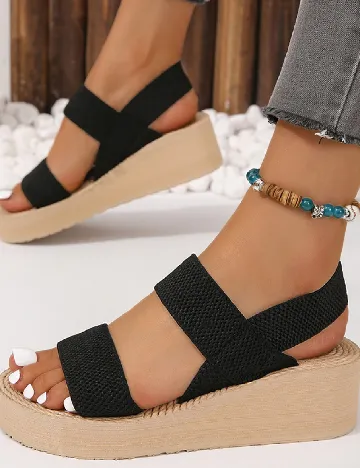 Sandale SHEIN, negru