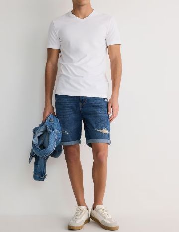 Tricou Reserved, alb