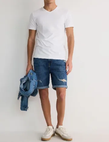 Tricou Reserved, alb