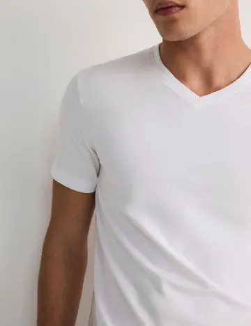 Tricou Reserved, alb