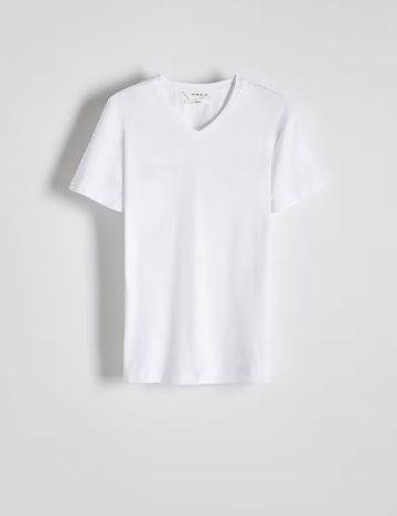 Tricou Reserved, alb