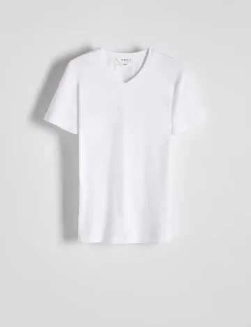 Tricou Reserved, alb