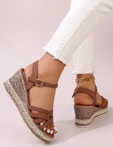 Sandale SHEIN, maro