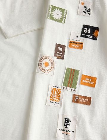 Tricou Reserved, alb