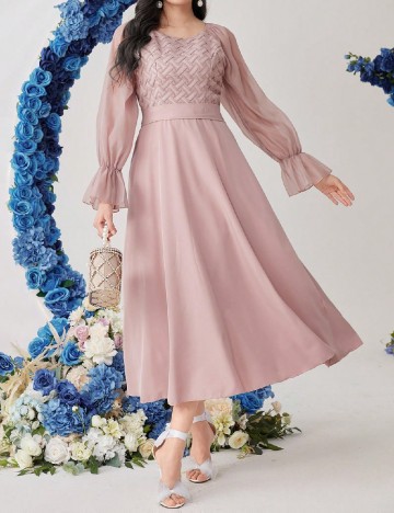 Rochie medie SHEIN, roz
