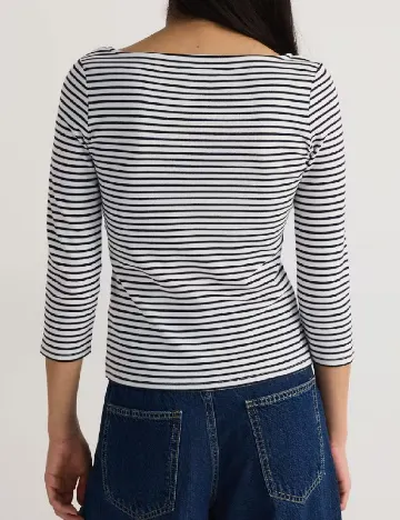 Bluza Reserved, alb/negru