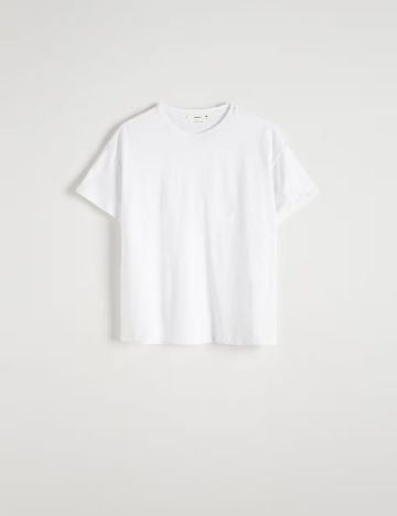 Tricou Reserved, alb