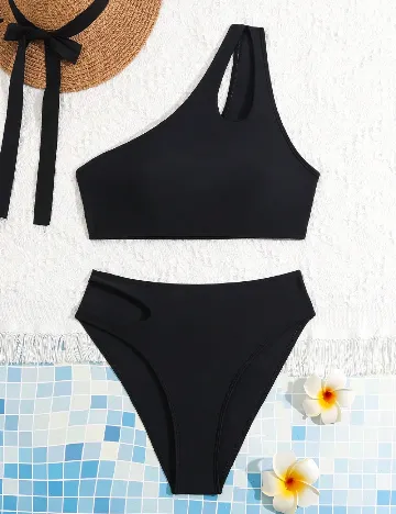 Costum de baie Shein Kids, negru
