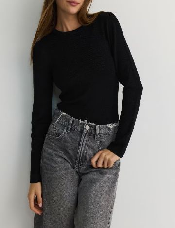 Bluza Reserved, negru