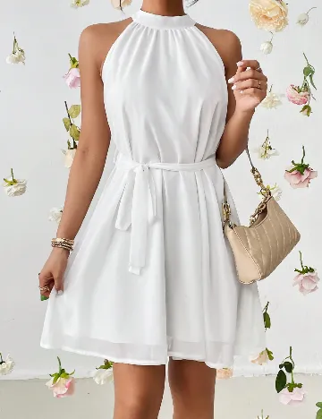 Rochie scurta SHEIN, alb