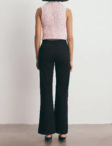 Pantaloni Reserved, negru