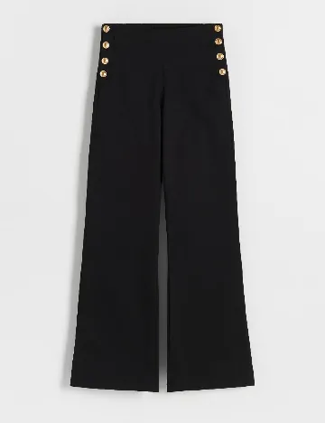 Pantaloni Reserved, negru